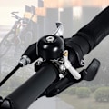 Miniatyrbillede 4 af 4: Enkel sort aluminiums mountainbike klokke tommelfinger klokke ridning ge