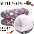 Pikkukuva 2 / 7: Dam Fleece Foder Fuzzy Mjuka Varma Vinter Jul Tofflor Strumpor