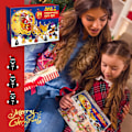 Miniatyrbilde 4 av 5: 24 Dagers Nedtelling Juleriv Adventkalendersett Søt Julenisse Gummibadand Kalender Juledekorasjon for Hjem Barn style 3