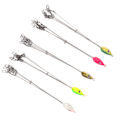 Miniatyrbilde 7 av 10: 5 stk fiskerigger dekker 18 cm stål 5 armer fiskeparaply agn for fiskeutstyrstilbehør