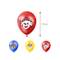 Miniatyrbild 5 av 5: Paw Patrol Tema Födelsedagsfest Woofers Stå Upp Banner Tårtinsats Ballong Spiral Hängande Dekoration Set B