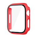 Miniatyrbild 1 av 6: Glass+ Cover för Apple Watch case 9 8 7 6 SE 5 iWatch Tillbehör Skärmskydd Apple Watch Series 45mm 41mm 44mm 40mm 42mm 38mm röd ed ed oath 40mm series 654SE