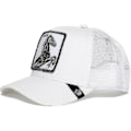 Miniatyrbild 2 av 2: Svart Panther Mesh Cap för vuxna - Sommar Baseball Cap Trucker Cap - WELLNGS Häst - V Horse - White