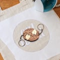 Miniatyrbillede 4 af 5: Holdbart træ kæreste nøglering til Valentinsdag default