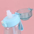 Miniatyrbilde 4 av 5: Smaksatt vannflaske med 7 pods Air Water Up Bottle Frosted Black 650 ml Air Startup Set Vannkopp for camping sport 0 hrs