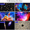 Miniatyrbild 3 av 6: Nattlampa Galaxy Projektor Stjärnhimmelsprojektor Black