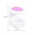 Miniatyrbillede 5 af 5: 16W UV LED-lampe til neglekunst, tørring af negle, mini, bærbar Pink