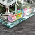 Miniatyrbild 5 av 6: 60 st Mini Resin Ankor - Lysande Små Ankor för DIY Trädgård, Dockhustillbehör, Glöder i Mörkret, Mikrolandskaps Dekoration 60pcsx10kind