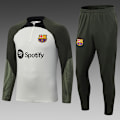Miniatyrbillede 1 af 3: 23-24 Ny sæson Barcelona langærmet trøje træningsdragt lysegrå light grey 2XL