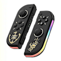 Miniatyrbilde 1 av 2: Trådløs kontroller kompatibel med Nintendo Switch, Oled, Lite Gamepad Joystick (l/r) erstatning med Rgb Høyre - Black