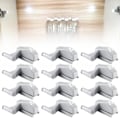Miniatyrbilde 2 av 5: 6/12 stk LED hengsel lys, 2024 Ny LED hengsel sensor lys, Universal LED skap hengsel sensor lys, Garderobe LED hengsel lys 12 pcs