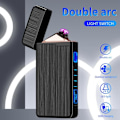 Miniatyrbillede 2 af 4: TD® Lighter Arc Charge Black vindafvisende lighter