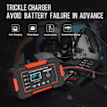 Miniatyrbillede 3 af 5: Bilbatterilader, 12V 6A Smart Batteri Trickle Lader Bil 12V Batteri
