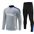 Pikkukuva 1 / 2: 2425 uusi Alankomaat, Saksa ja muut aikuisten ja lasten jalkapalloharjoitteluvaatteet pitkähihainen setti Inter / vaaleanharmaa Inter / light grey XL
