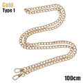 Miniatyrbilde 1 av 10: Veske kjede skulderveske stropper GULL 100 CMTYPE 1 TYPE 1 - på lager Gull Gold 100 cmType 1-Type 1