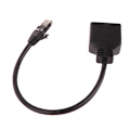 Pikkukuva 5 / 5: Ethernet-jakaja RJ45 1 uros 2 naaras LAN Ethernet -kaapeli 31 cm