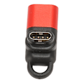 Miniatyrbilde 4 av 8: Se til 8-pin adapter 90 graders rød laderkonverter klokke for Garmin Fenix ​​Instinct 2S Forerunner Vivomove Vivoactive Venu