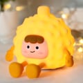 Miniatyrbillede 1 af 5: Durian Natlampe til Børn, Sød Silikon Durian Lampe, Dæmpbar Durian Berøring