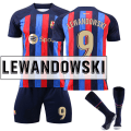Miniatyrbilde 1 av 6: 22-23 Barcelona Hjemme No.9 LEWANDOWSKI Fotballdrakt Voksne Barn Ungdom Fotballdrakt 16