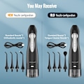Miniatyrbilde 7 av 7: Trådløs Vannflosser Avansert Vannflosser Tannrenser Kapasitet, USB Oppladbar Tannflosser for Tenner/Tannskinner/Broer Ren
