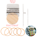 Miniatyrbillede 1 af 5: Mini Stop Loom Machine DIY Tøj Syning Lille Loom Lille Lav 14-Pin