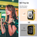 Miniatyrbillede 3 af 5: Vandtæt etui til Apple Watch Series 8Series Gold Gold 45mm