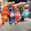 Pikkukuva 2 / 5: Inside Out 2 -hahmojen avaimenperäranneke, avaimenperäranneke Inside Out -laukkupatsaalla avaimenperäketjulla naisille ja miehille