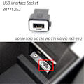 Miniatyrbillede 2 af 5: Bil USB-interface-stik til S80 S60 Xc60 S40 C30 C70 S40 V50 2007-2012 30775252-WELLNGS