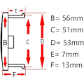 Miniatyrbillede 2 af 4: 60mm hjulnavkapsler til Solaris Ix35 I20 I30 I40 Hyundai Tucson Creta