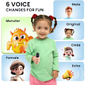 Pikkukuva 5 / 5: Mini Karaoke-laite lapsille ja aikuisille, kannettava Bluetooth-karaokekaiutin 2 langattomalla mikrofonilla, täydellinen lahja tyttöjen syntymäpäiväjuhliin color