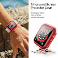 Pikkukuva 4 / 5: Vedenkestävä kotelo Apple Watch 44mm SE:lle (toinen sukupolvi) Punainen Ed 44mm