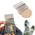 Miniatyrbilde 2 av 5: Mini Stop Loom Machine DIY Klær Sying Små Loom Små Lag 10-Pin