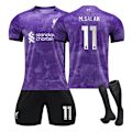 Miniatyrbilde 1 av 4: 2324 Liverpool 2. bortedrakt treningssett fotballdrakt sportslag uniform herre og dame NO.11 NO.11 22