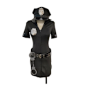 Pikkukuva 3 / 5: Naisten seksikäs poliisiuniformu Halloween-asu A XL