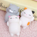 Miniatyrbillede 7 af 8: Super Langsomt Blødt Stigende Squishy e Kat Udtryk Smile Ansigt Legetøj 0