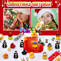 Miniatyrbilde 3 av 5: 24 Dagers Nedtelling Juleriv Adventkalendersett Søt Julenisse Gummibadand Kalender Juledekorasjon for Hjem Barn style 3