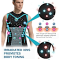 Miniatyrbilde 4 av 7: Ionic Shaping ermeløs skjorte, vest i is-silke stoff black2 black2 2XL