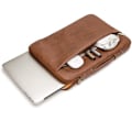 Miniatyrbillede 4 af 4: Vandafvisende Læder Sleeve til 13-tommer MacBook Air og MacB