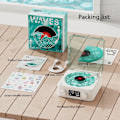 Pikkukuva 6 / 6: Kannettava Langaton Kaiutin, USB-Lataus, Kellonäyttö, 360° Stereoympäröivä Ääni, Langaton Stereoparitus, Koti-, Ulko- ja Matkakaiutin Seaweed Green