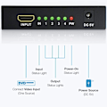 Miniatyrbild 7 av 9: HDMI-splitter 1 in 4 ut, en minut fyra rader 4k högupplöst bildskärm 3D TV-dator skärmdelad skärm