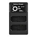 Pikkukuva 1 / 11: EN-EL14 LCD-näyttö USB-kaksikanavainen kamerakakun lataus Nikon D5300 D5200 D5100 D3100 -malleille