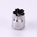 Miniatyrbillede 4 af 5: Blomsterkageform i rustfrit stål