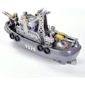 Miniatyrbillede 5 af 5: Pool Warship Legetøjsbåd Badelegetøj - Børnelegetøjsbåd, Stor Krigsskib Flyvemaskine