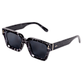 Pikkukuva 3 / 7: 2024 Aurinkolasit Koko Luxe Custom Premium Sävyt Naiset Designer Musta Brändi Aurinkolasit Miehet Neliö Auringolasit Miehille C3 Yellow Frame Full Gray Luxury Fashion Sunglasses