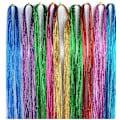 Miniatyrbild 3 av 4: 36 tum Hårtinsel Glittrande Glitter Tinsel Fehår Förlängningar Värmebeständiga Fest Höjdpunkt big red