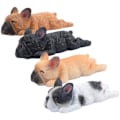 Pikkukuva 1 / 7: 4-pakkauksen 3D-jääkaappimagneetti Ranskalaisen nukkuva bulldog
