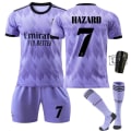 Miniatyrbillede 3 af 11: 22-23 Real Madrid udebanetrøje lilla nr. 9 Benzema 14. gang jubilæumsudgave 20 Vinicius 10 Modric Size 20 with socks #XL