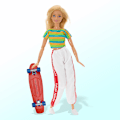 Miniatyrbild 1 av 5: Barbie modekläder, 4 delar, 4 dockaccessoarer, för chap