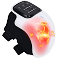 Miniatyrbild 1 av 7: Värme knådning knämassager för smärtlindring infraröd vibration knä fysioterapi för kramper och leder LED-display