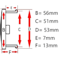 Pikkukuva 2 / 3: 4 kpl 60 mm:n pyörän napahatun automerkin logon hattu Solaris Ix35 I20 I30 I40 Hyundai Tucson Creta Santa-liuyue